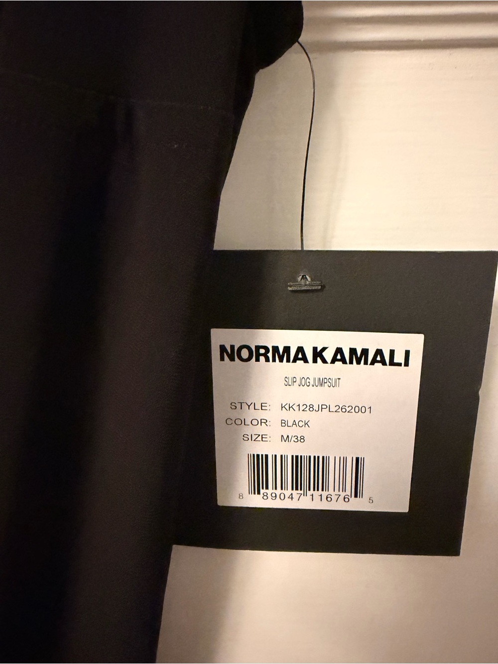 Norma Kamali Slip Jog Jumpsuit Sz Medium NWT - Picture 6 of 9